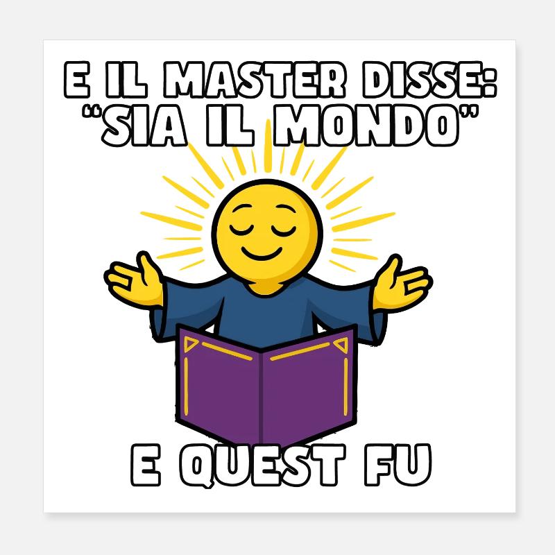 Que le monde – Et c’était Poster 20 x 20 cm