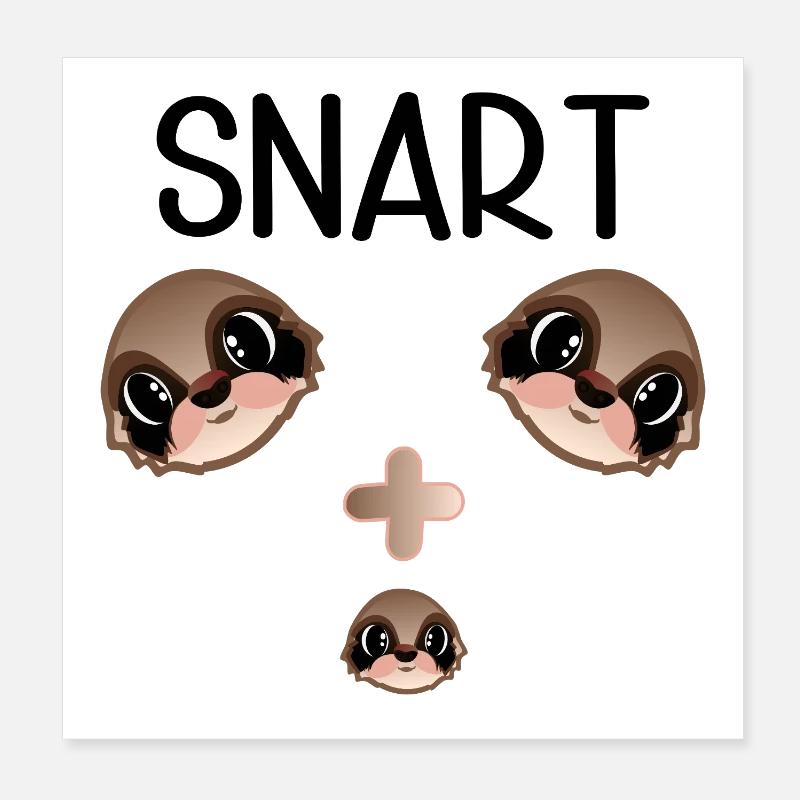 Bientôt un enfant Poster 20 x 20 cm