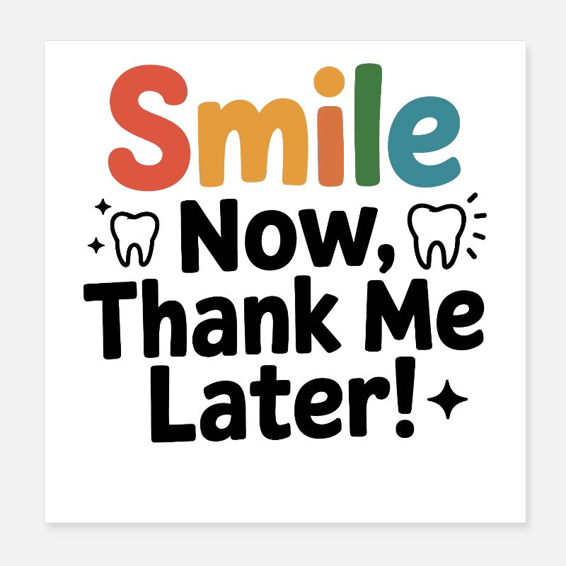 Fierté du technicien de laboratoire dentaire Poster 20 x 20 cm