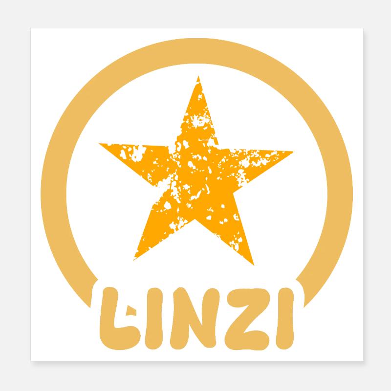 First name Linzi Poster 8" x 8" (20x20 cm)