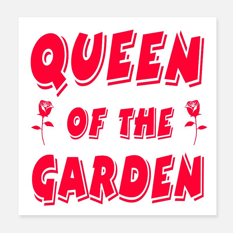 Garten Poster 20x20 cm