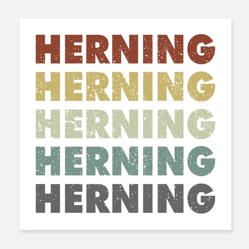 Herning - Denmark - Denmark - Scandinavia Poster 8" x 8" (20x20 cm)