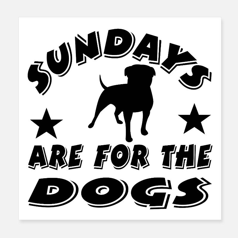 canine Poster 20 x 20 cm