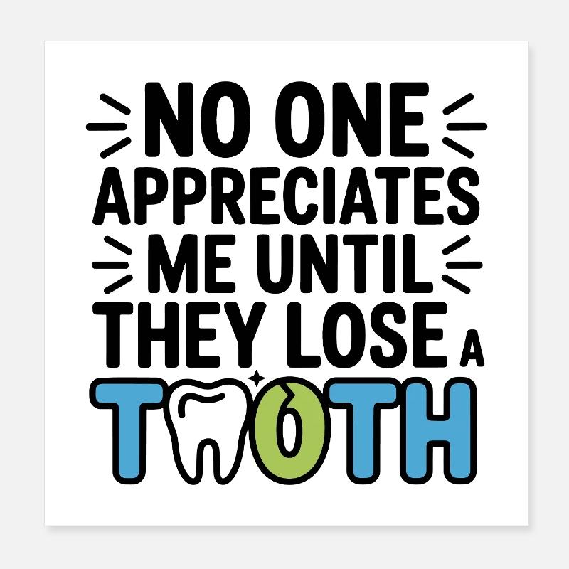 Technicien de laboratoire dentaire articulateur Poster 20 x 20 cm