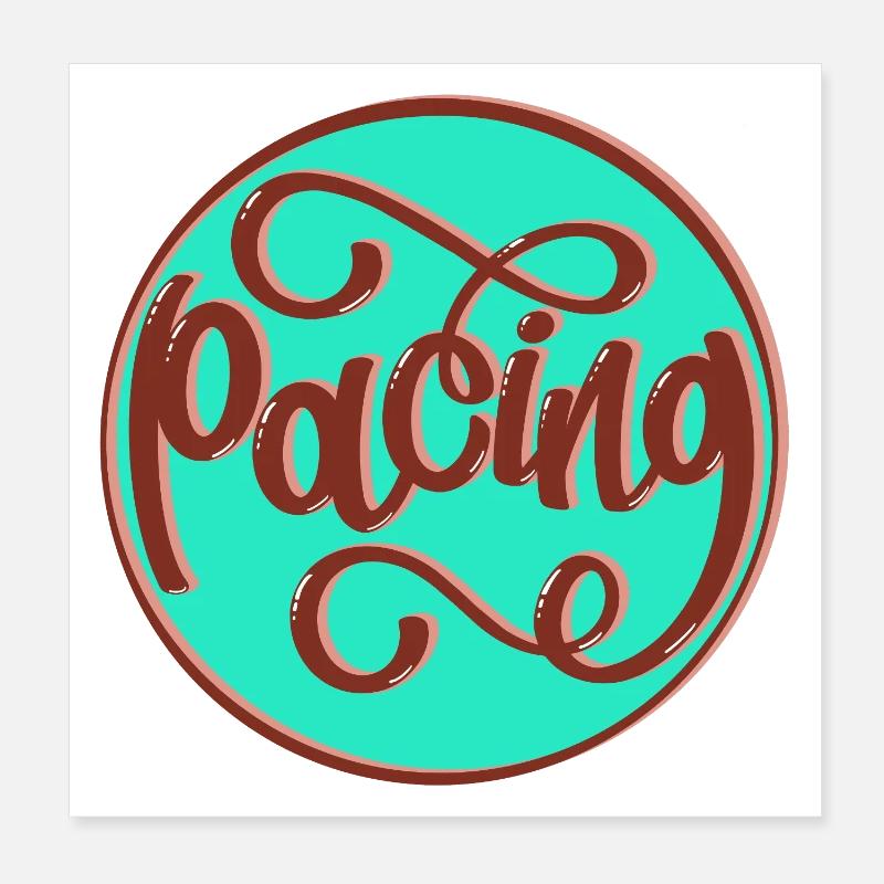 Rythme Poster 20 x 20 cm