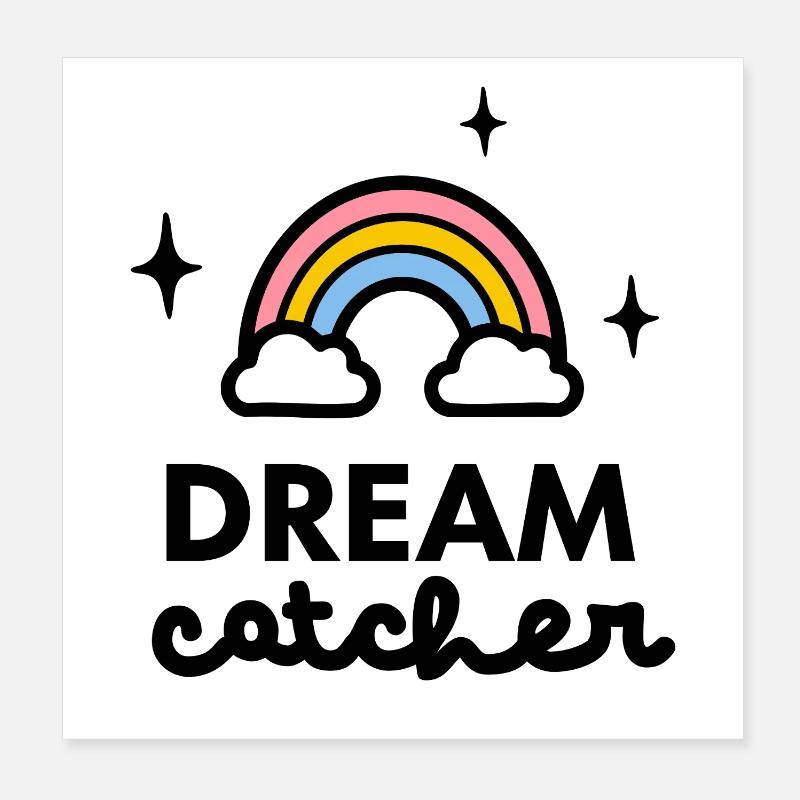 Logo de l’attrape-rêves Poster 20 x 20 cm