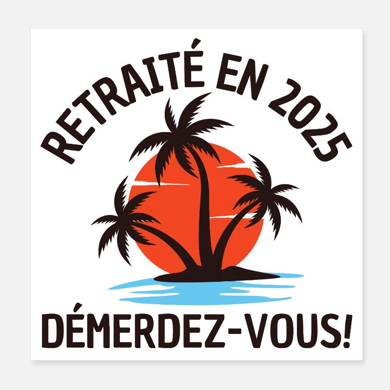 Retired in 2025 –! Poster 8" x 8" (20x20 cm)