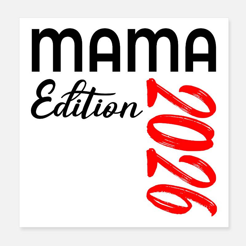 MAMA 2026 - ANNOUNCING PREGNANCY BABY Poster 8" x 8" (20x20 cm)