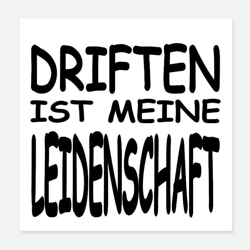 Driften Poster 20x20 cm