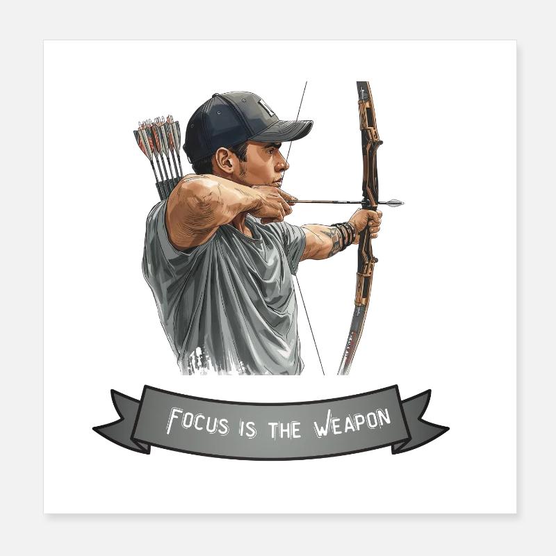 Focus Archer Poster 20 x 20 cm