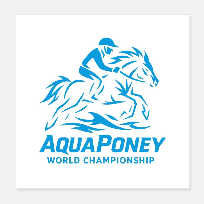 Championnat du monde d'AquaPoney Poster 20 x 20 cm