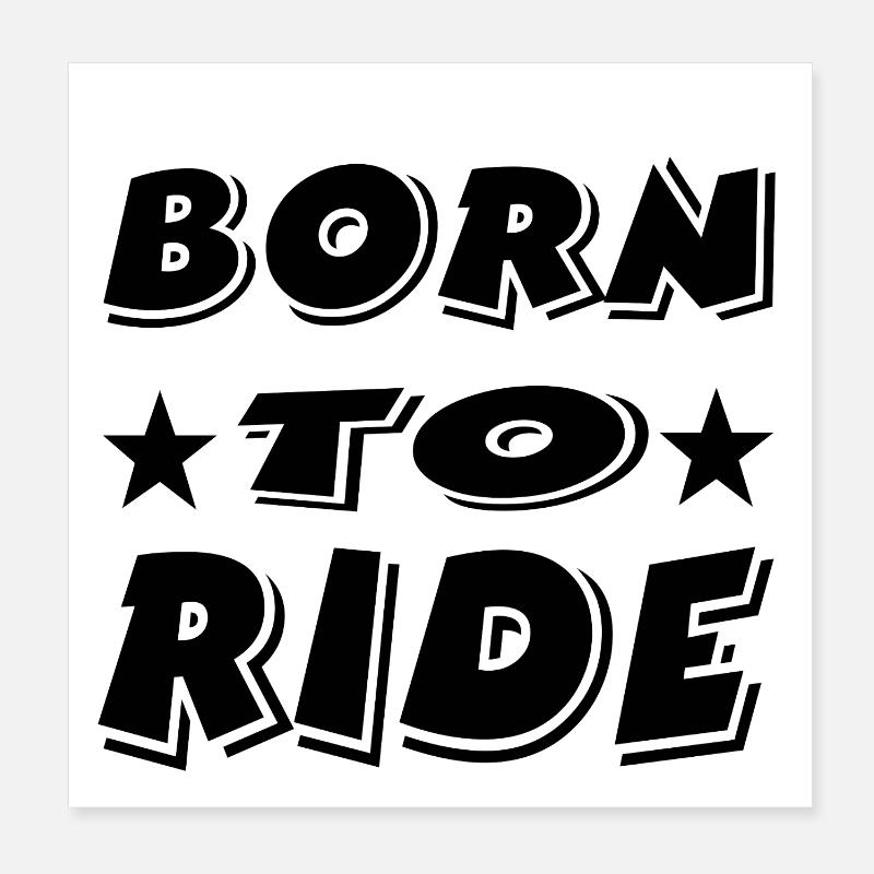motorcycle Poster 8" x 8" (20x20 cm)