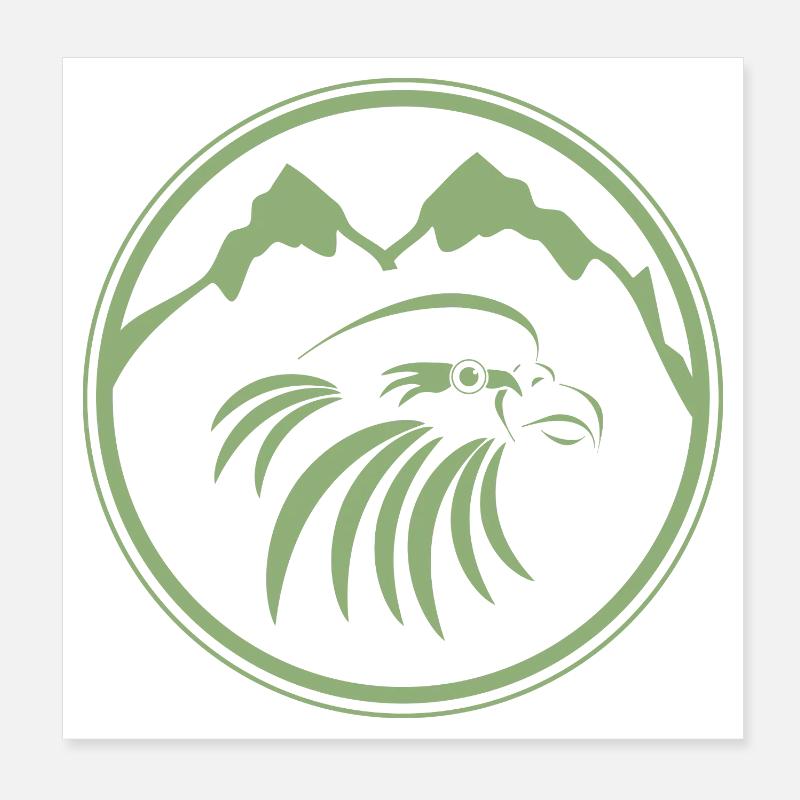 Adler_001c Poster 20 x 20 cm