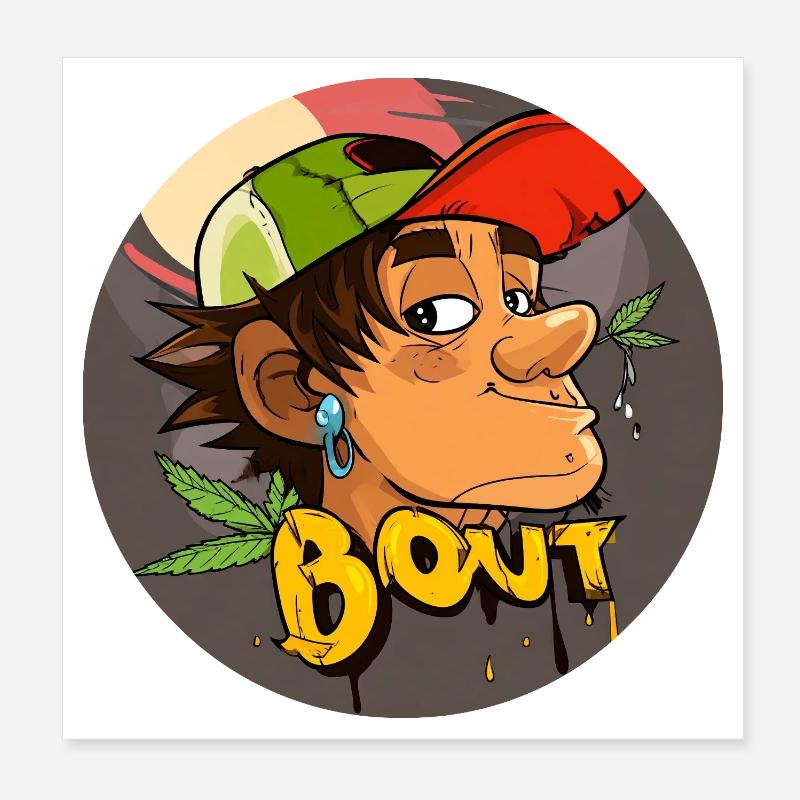 BOut Graffito Poster 20x20 cm