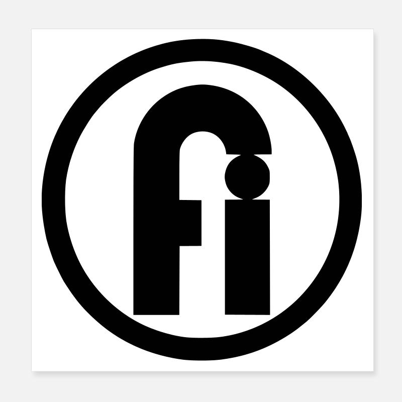Fair-Image.de Logo | Schulfirma Weihungstalschule Poster 20x20 cm