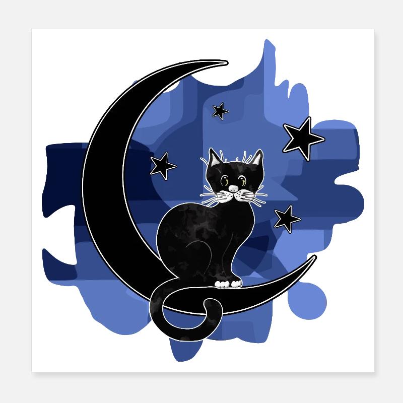 Katze Poster 20x20 cm