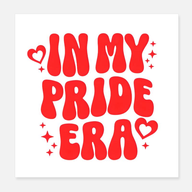 Pride Geschenk LGBTQ Poster 20x20 cm