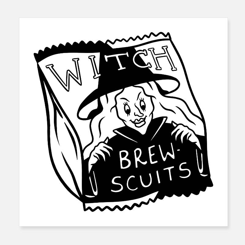 Biscuits à la bière hantée Poster 20 x 20 cm