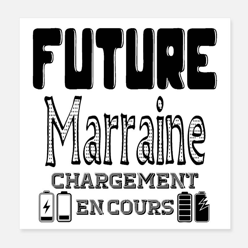 Future Godmother Loading In Progress Poster 20x20 cm