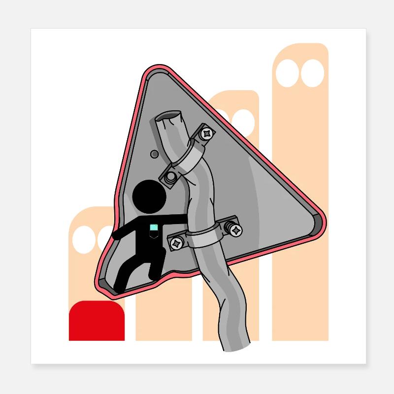 SIGNAL Poster 20 x 20 cm