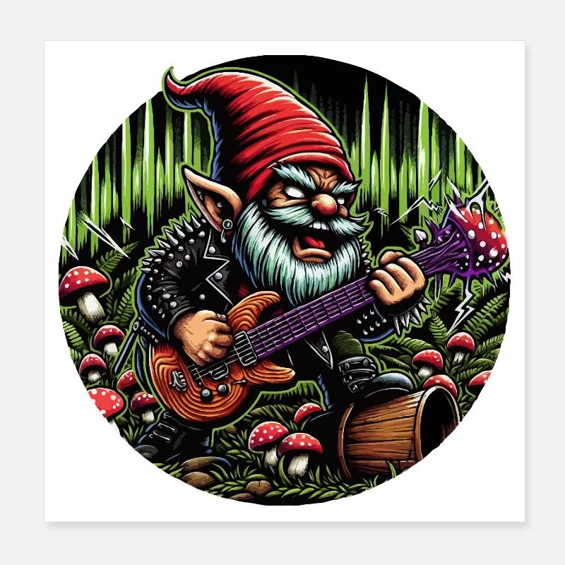 Lutin de roche Poster 20 x 20 cm