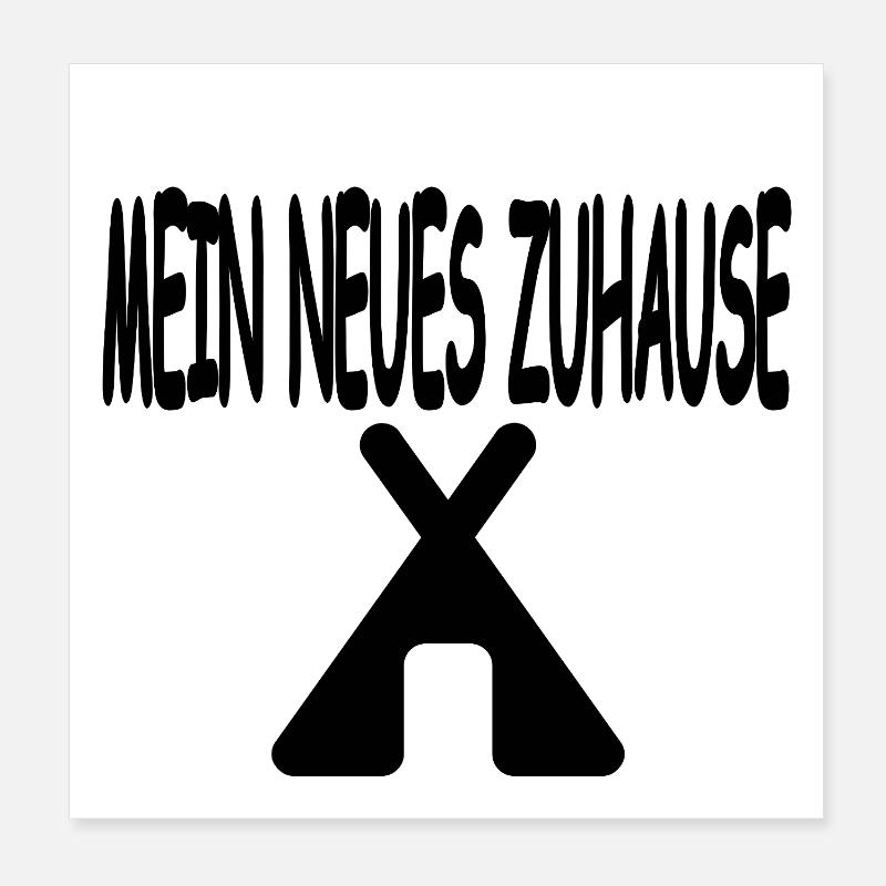 camp Poster 20 x 20 cm