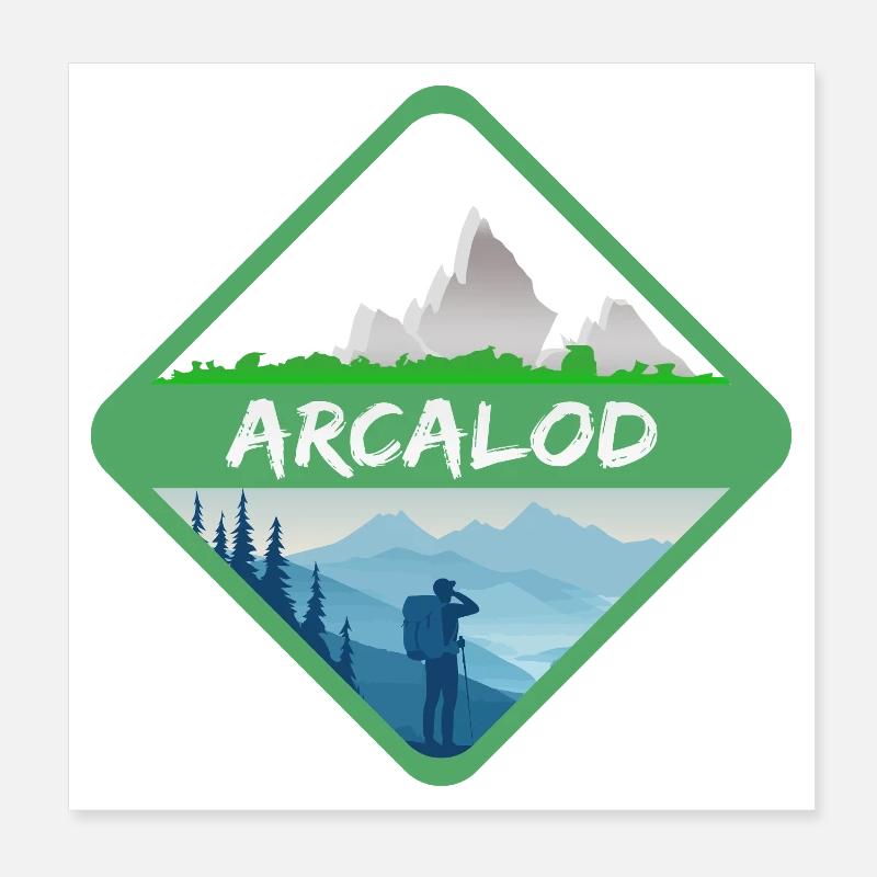 Arcalod Poster 20x20 cm