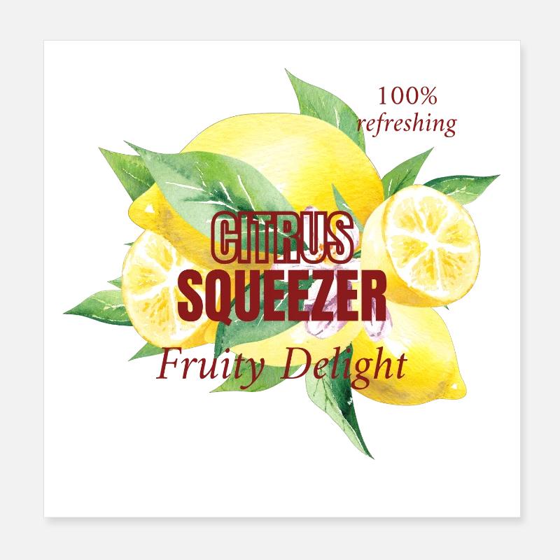 Presse-agrumes Fruitily Delight Poster 20 x 20 cm