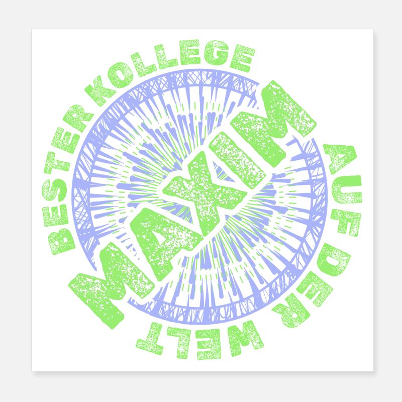 Maxim Poster 20x20 cm