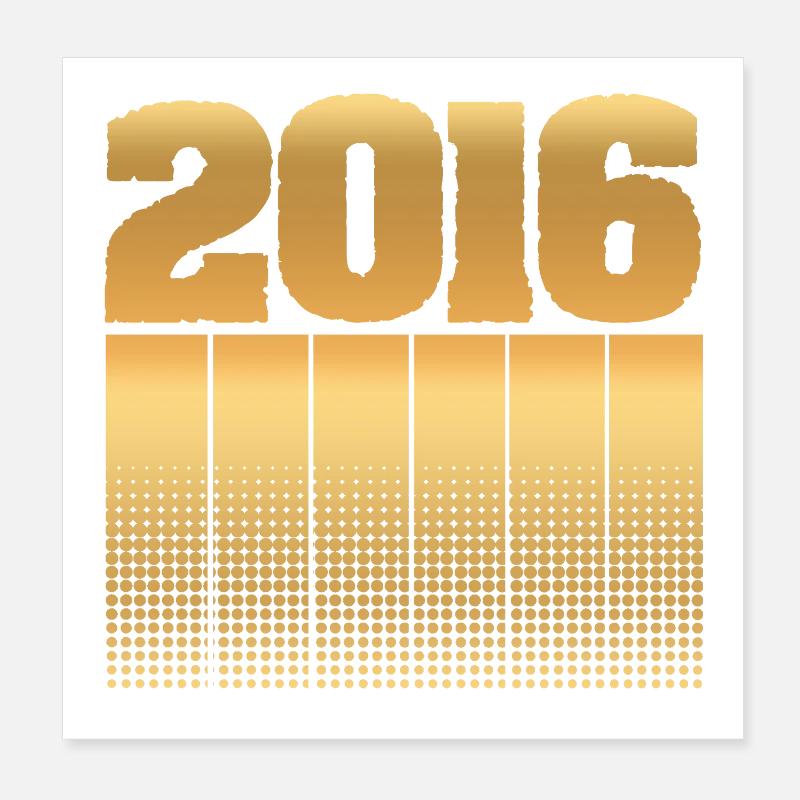 Anniversaire 2016 Poster 20 x 20 cm