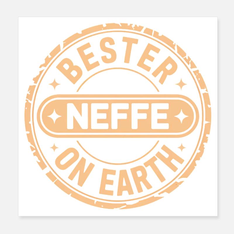 Bester Neffe Poster 20x20 cm