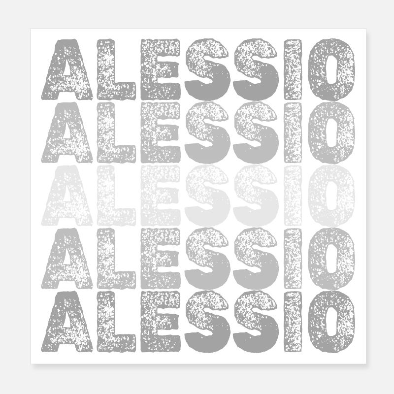 Alessio Alessio Poster 20 x 20 cm