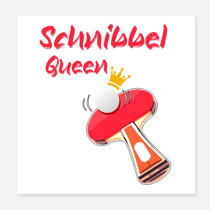 Table tennis Poster 8" x 8" (20x20 cm)