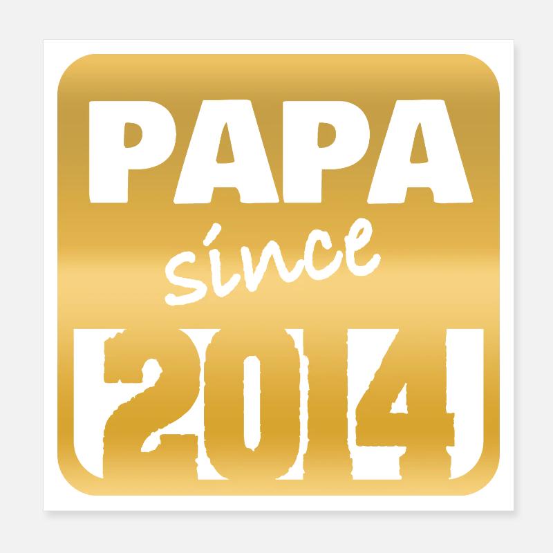 Vintage 2014 Poster 8" x 8" (20x20 cm)