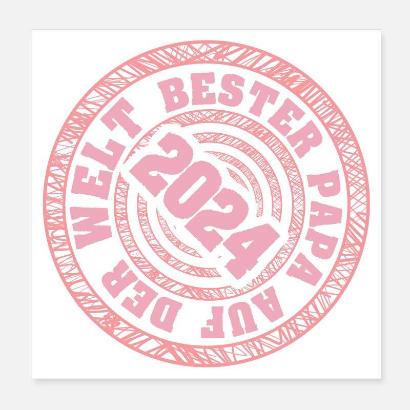 Vater 2024 Poster 20x20 cm