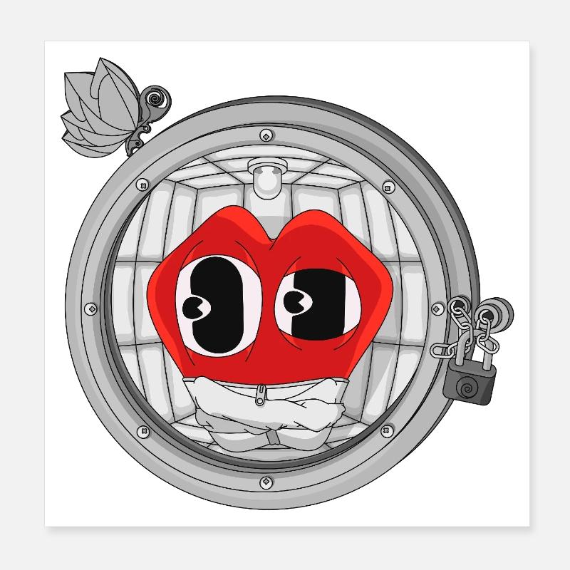 HERZSCHLAG 1 Poster 20x20 cm