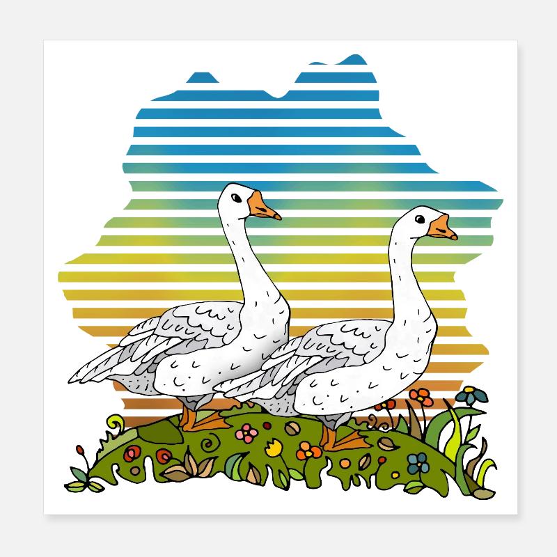 Oies Poster 20 x 20 cm