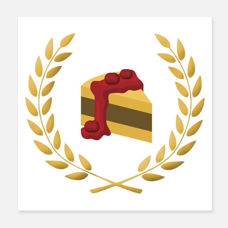 Cake Poster 8" x 8" (20x20 cm)