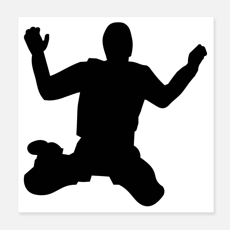 Skydiver Poster 8" x 8" (20x20 cm)