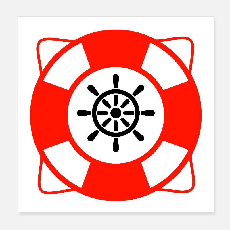 Sail Poster 8" x 8" (20x20 cm)