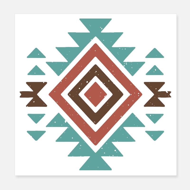 Désert du Sud-Ouest Poster 20 x 20 cm