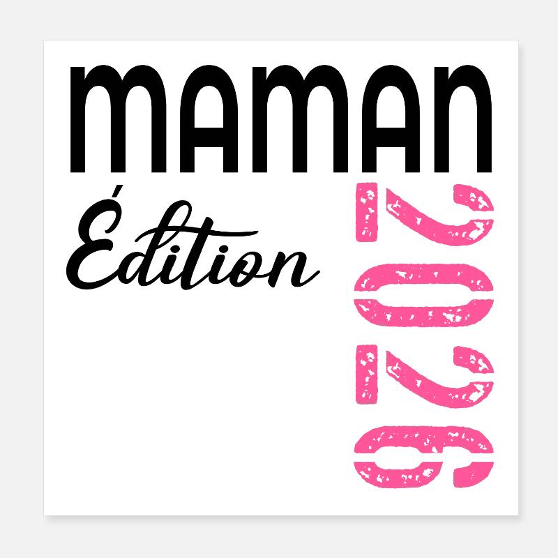 Maman 2026 Poster 20 x 20 cm
