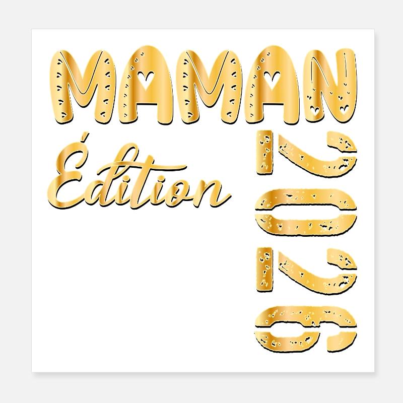 Maman 2026 Édition Poster 20 x 20 cm