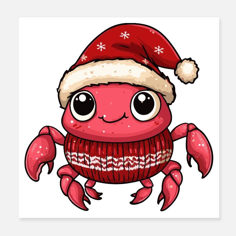 Noël de Crabe Crabe Poster 20 x 20 cm