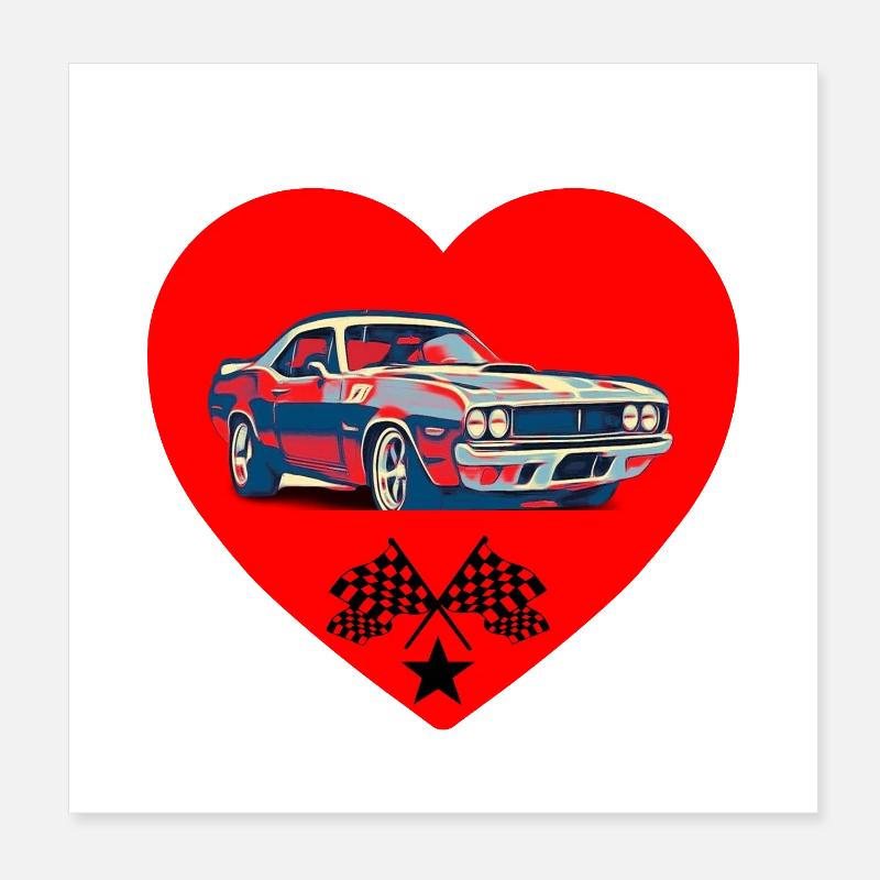 Auto Poster 20x20 cm