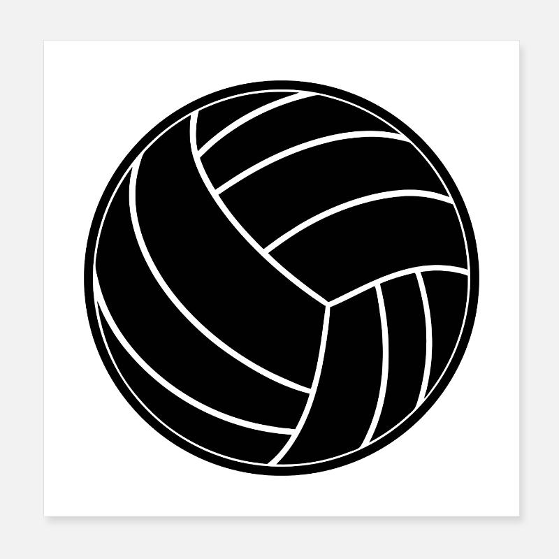 volley-ball Poster 20 x 20 cm