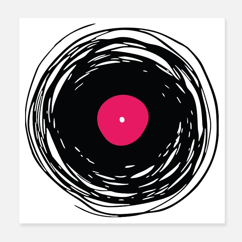 Scheibe Poster 20x20 cm