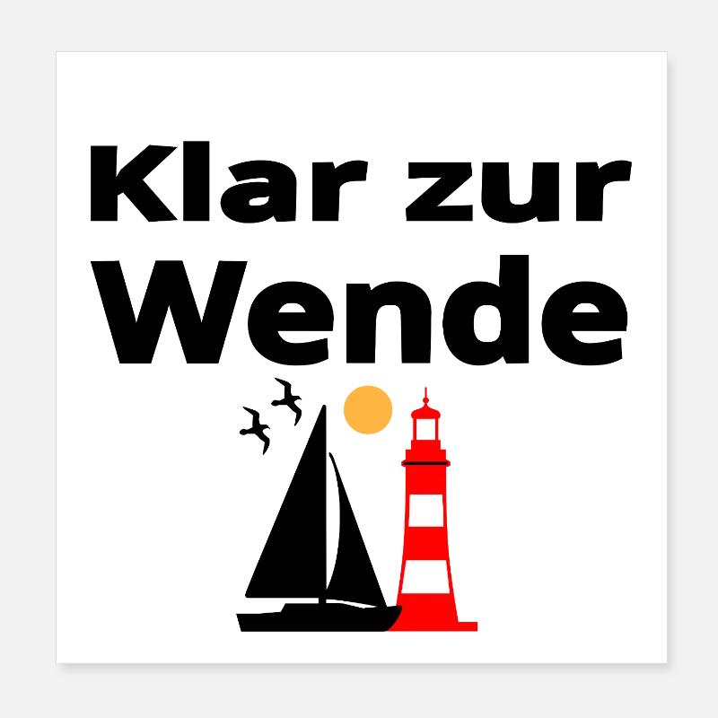 Sail Poster 8" x 8" (20x20 cm)