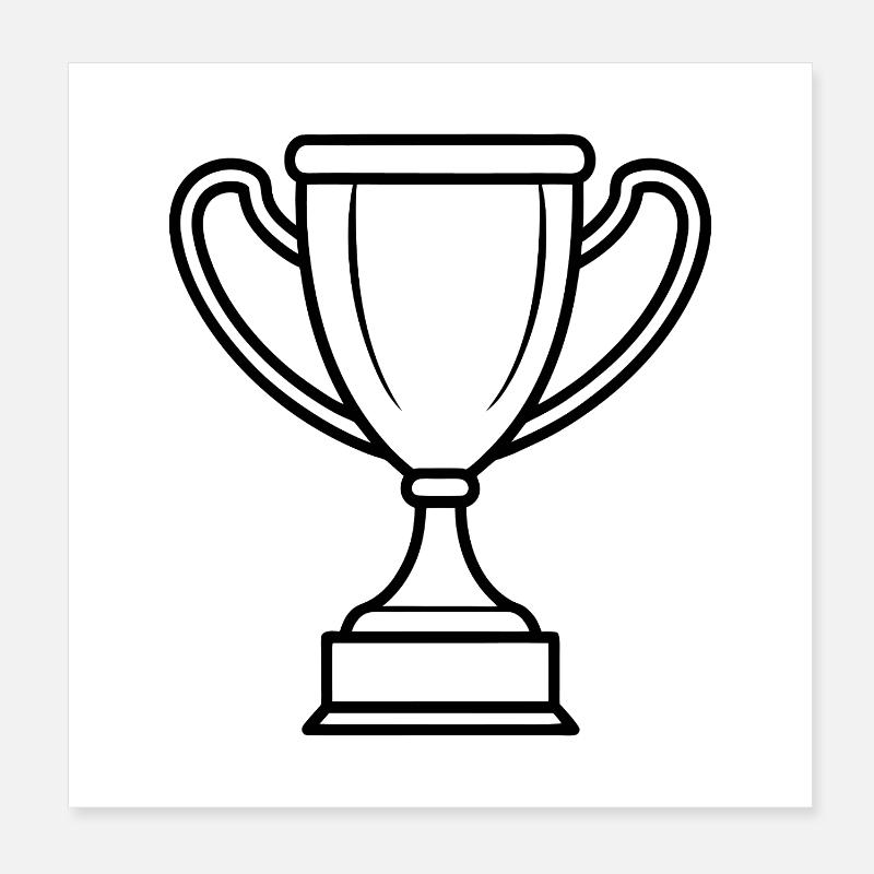 Trophy Poster 8" x 8" (20x20 cm)