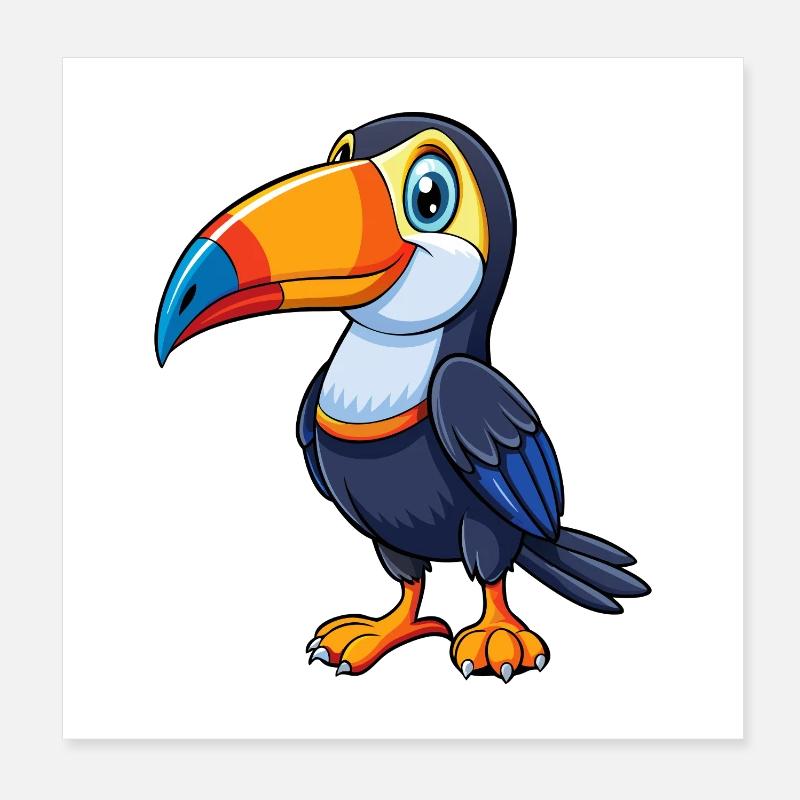 Toucan Poster 20 x 20 cm